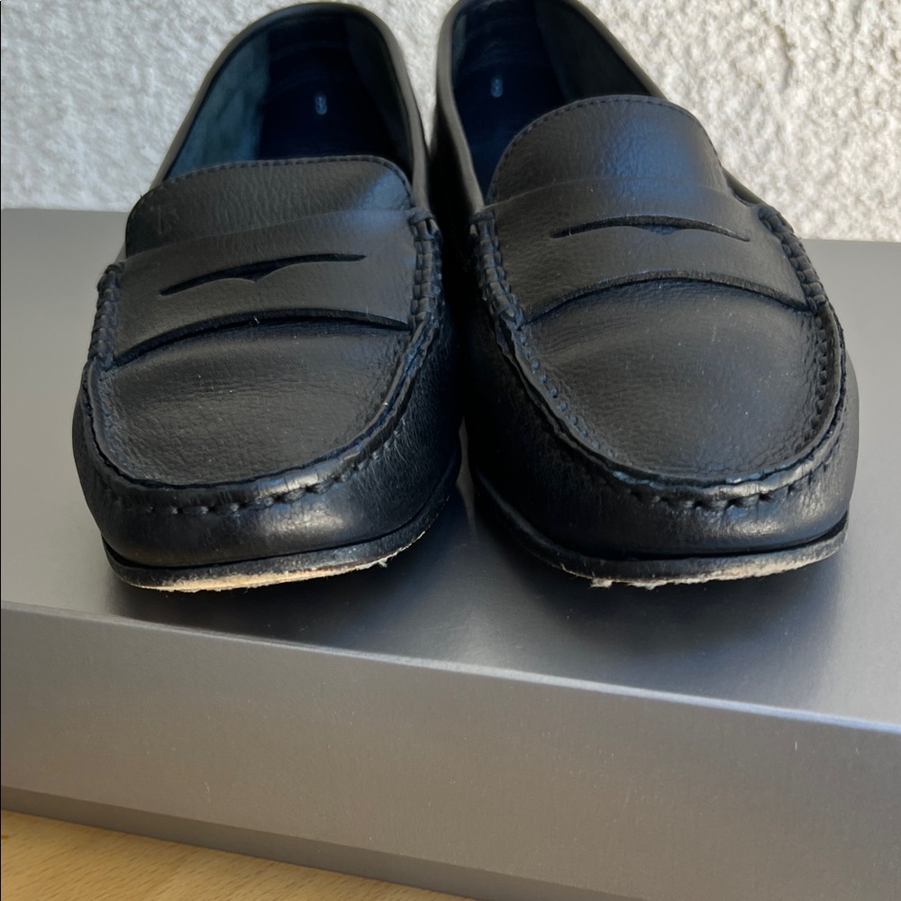 Tod's Black Leather Loafers - Picture 5 of 16